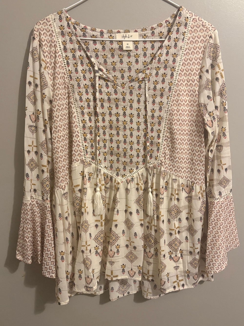 Style & Co. Boho Flowy Blouse